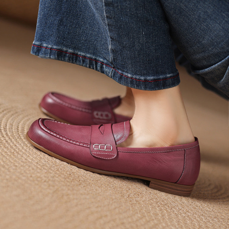 Galea genuine leather loafers for women