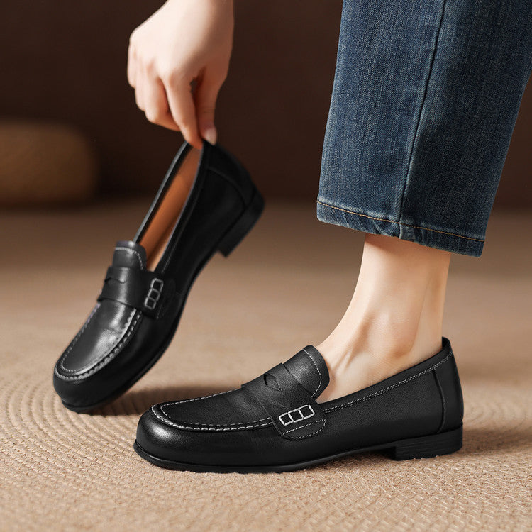 Galea genuine leather loafers for women