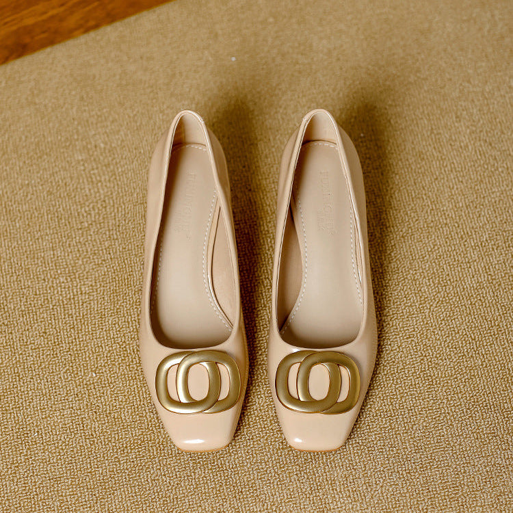 Tyra leather heels for women