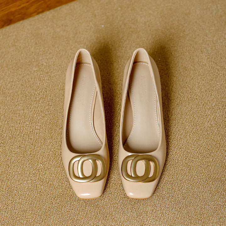 Tyra leather heels for women