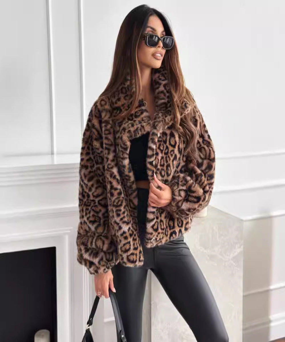 Bernice™ | Leopard Print Coat