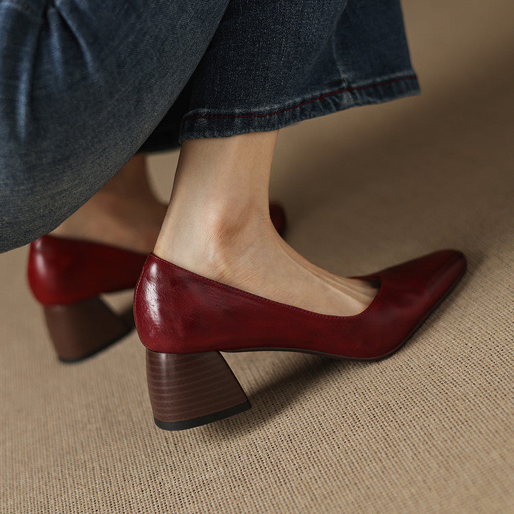 Zila genuine leather heels for women