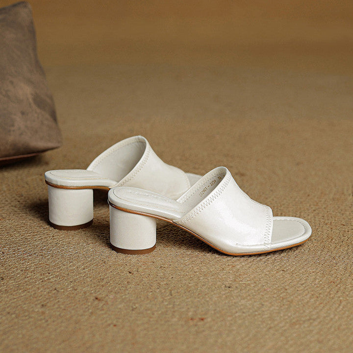 Amira genuine leather mules for women