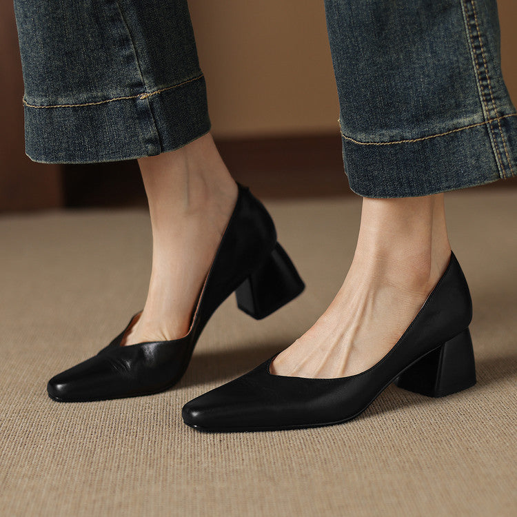 Zila genuine leather heels for women