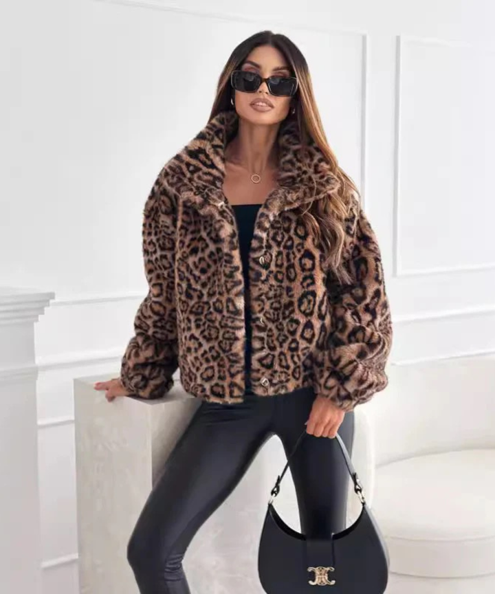 Bernice™ | Leopard Print Coat