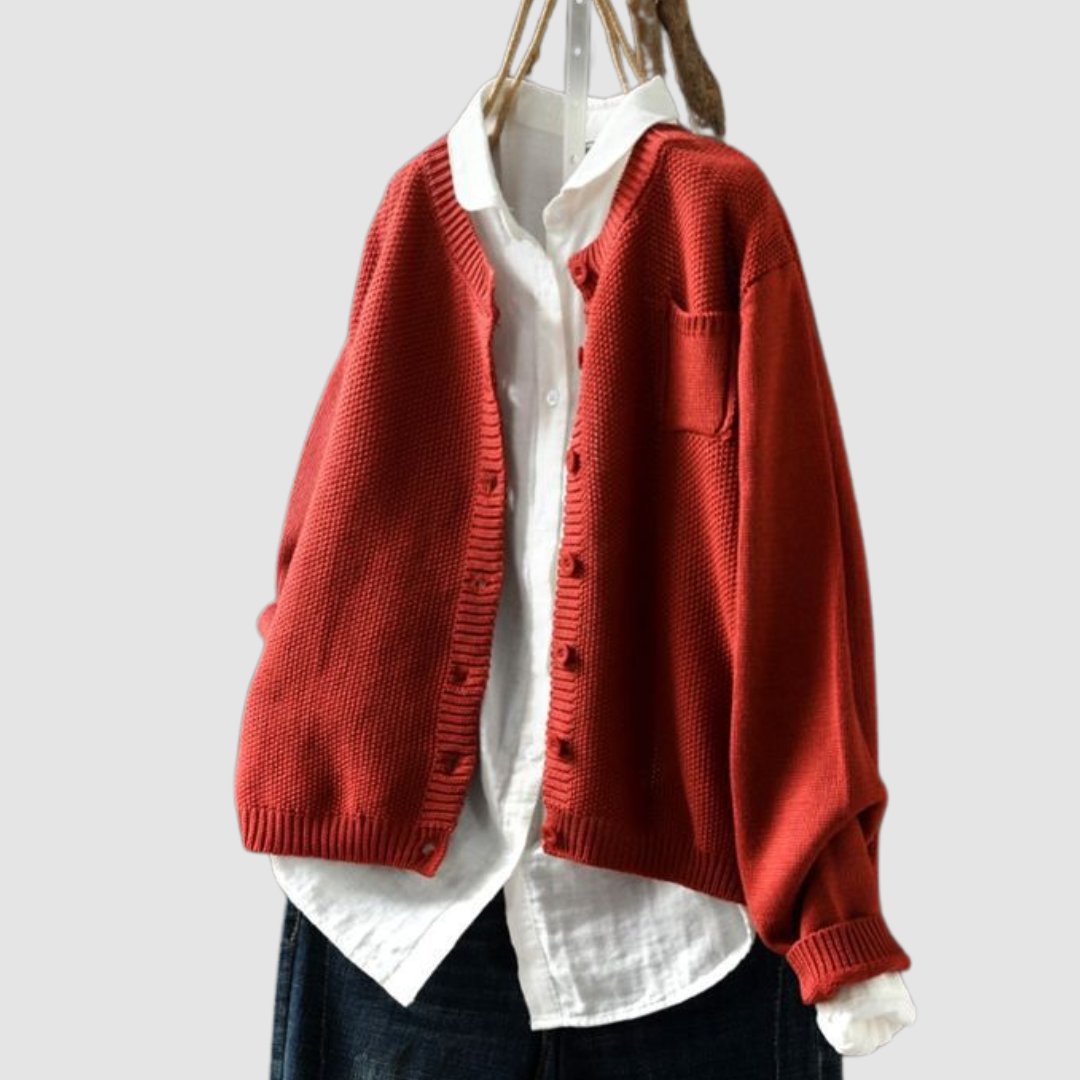 Berlinda cozy knit cardigan for women