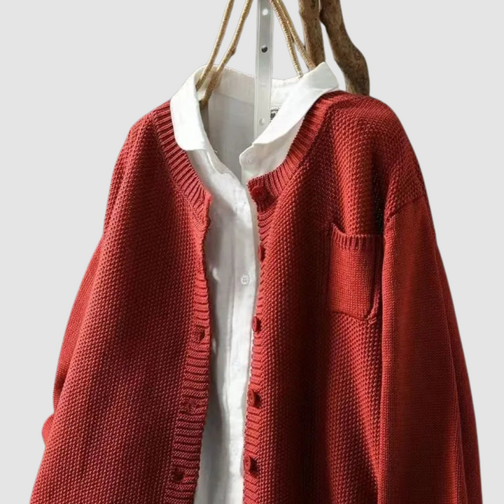 Berlinda cozy knit cardigan for women