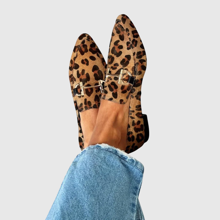 Josette leopard print loafers for women
