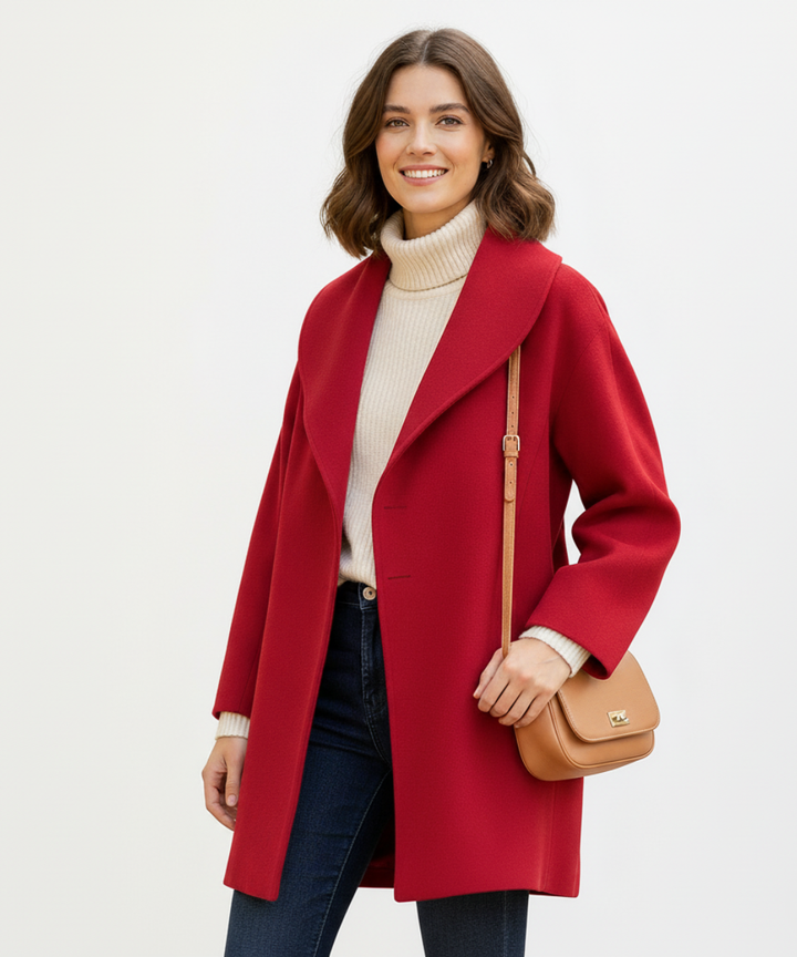 Yvonne™ | Draped Longline Coat