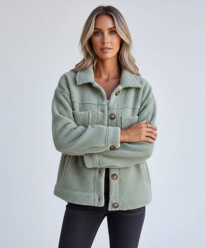 Doreen™ | Buttoned Fleece Jacket