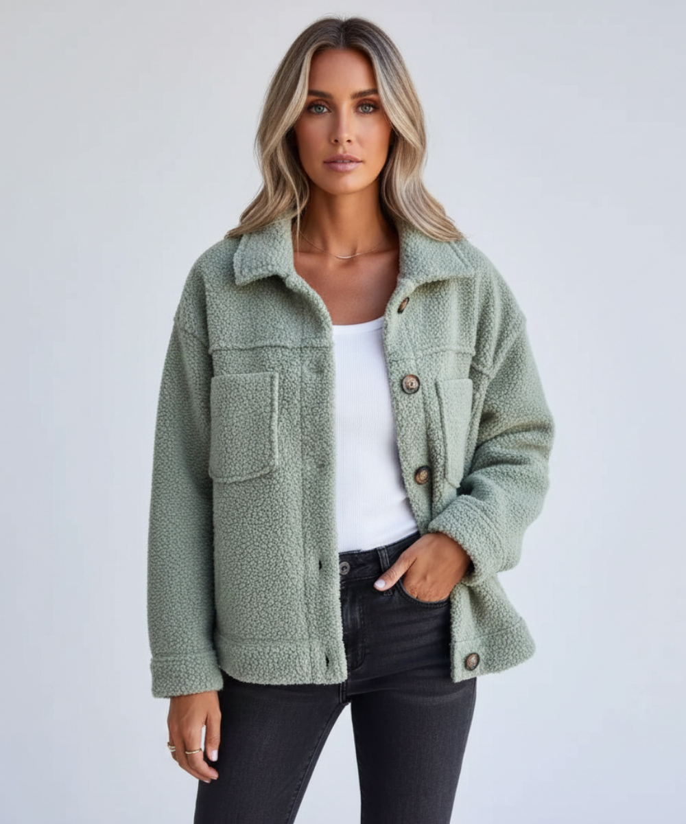 Doreen™ | Buttoned Fleece Jacket
