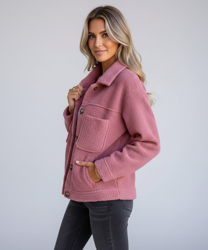 Doreen™ | Buttoned Fleece Jacket