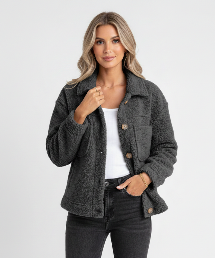 Doreen™ | Buttoned Fleece Jacket