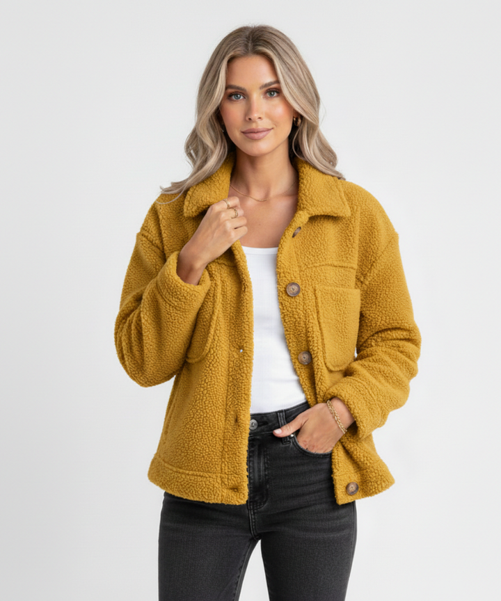 Doreen™ | Buttoned Fleece Jacket