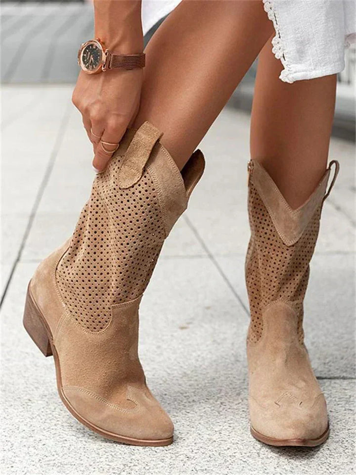 Virella | Western-Inspired Ankle Boots