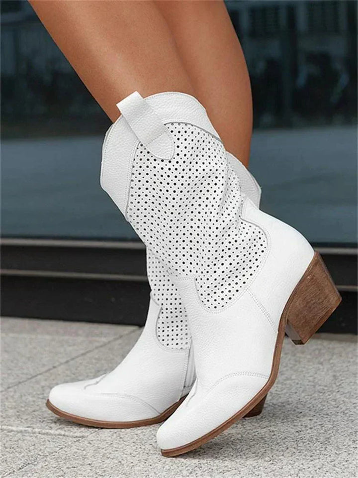 Virella | Western-Inspired Ankle Boots