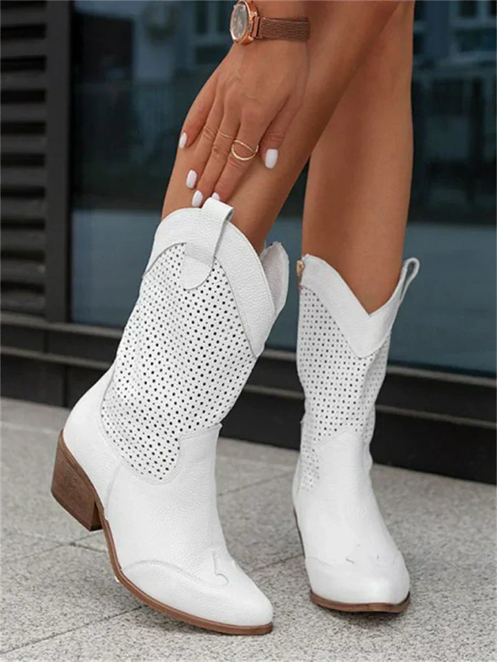 Virella | Western-Inspired Ankle Boots