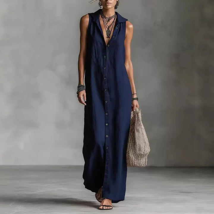 Penélope | V-Neck Midi Dress