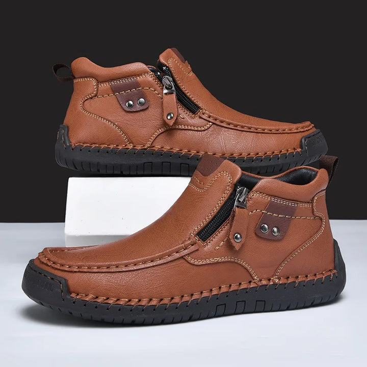 Scott Leather Ankle Boots