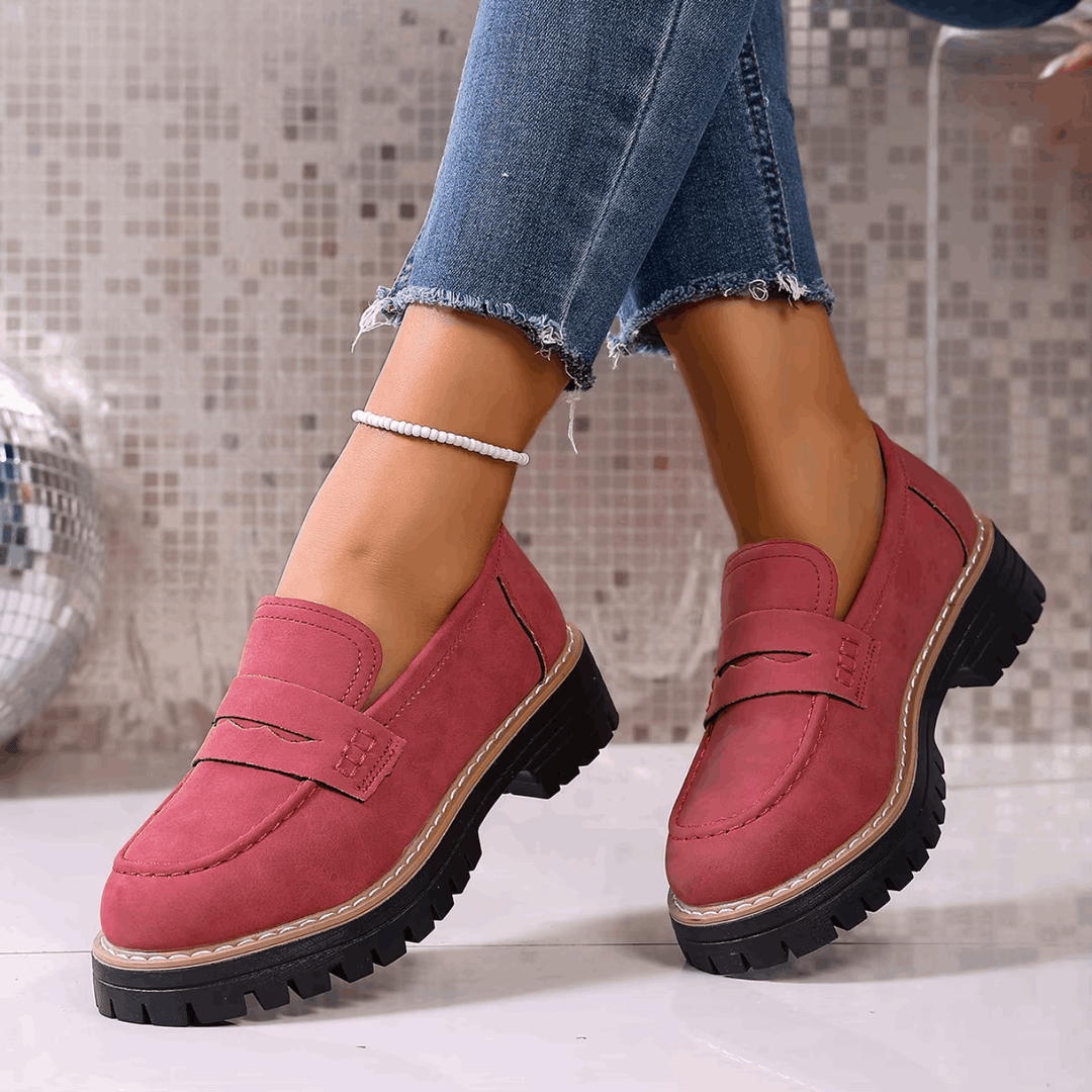 Elsa platform loafers for women