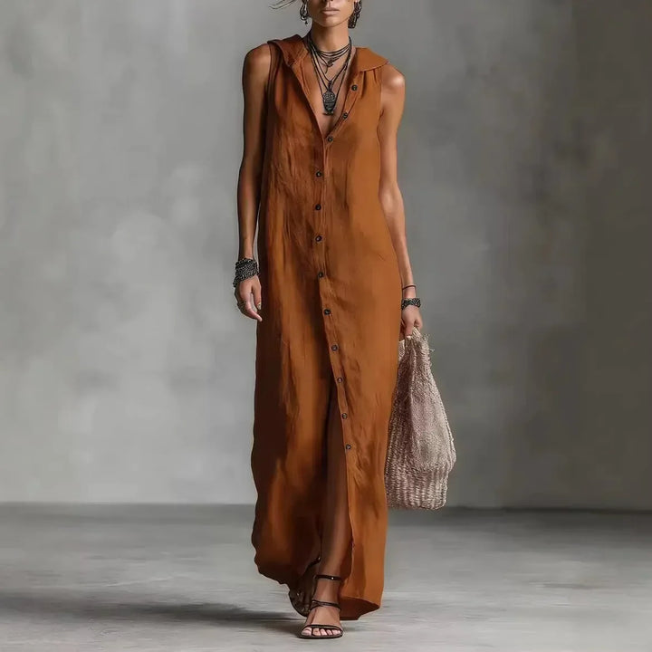 Penélope | V-Neck Midi Dress