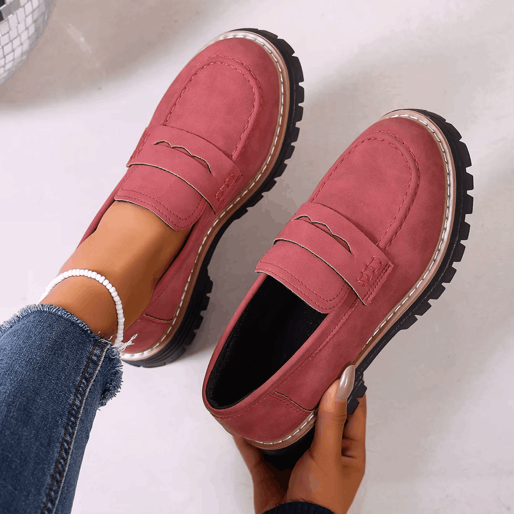 Elsa platform loafers for women