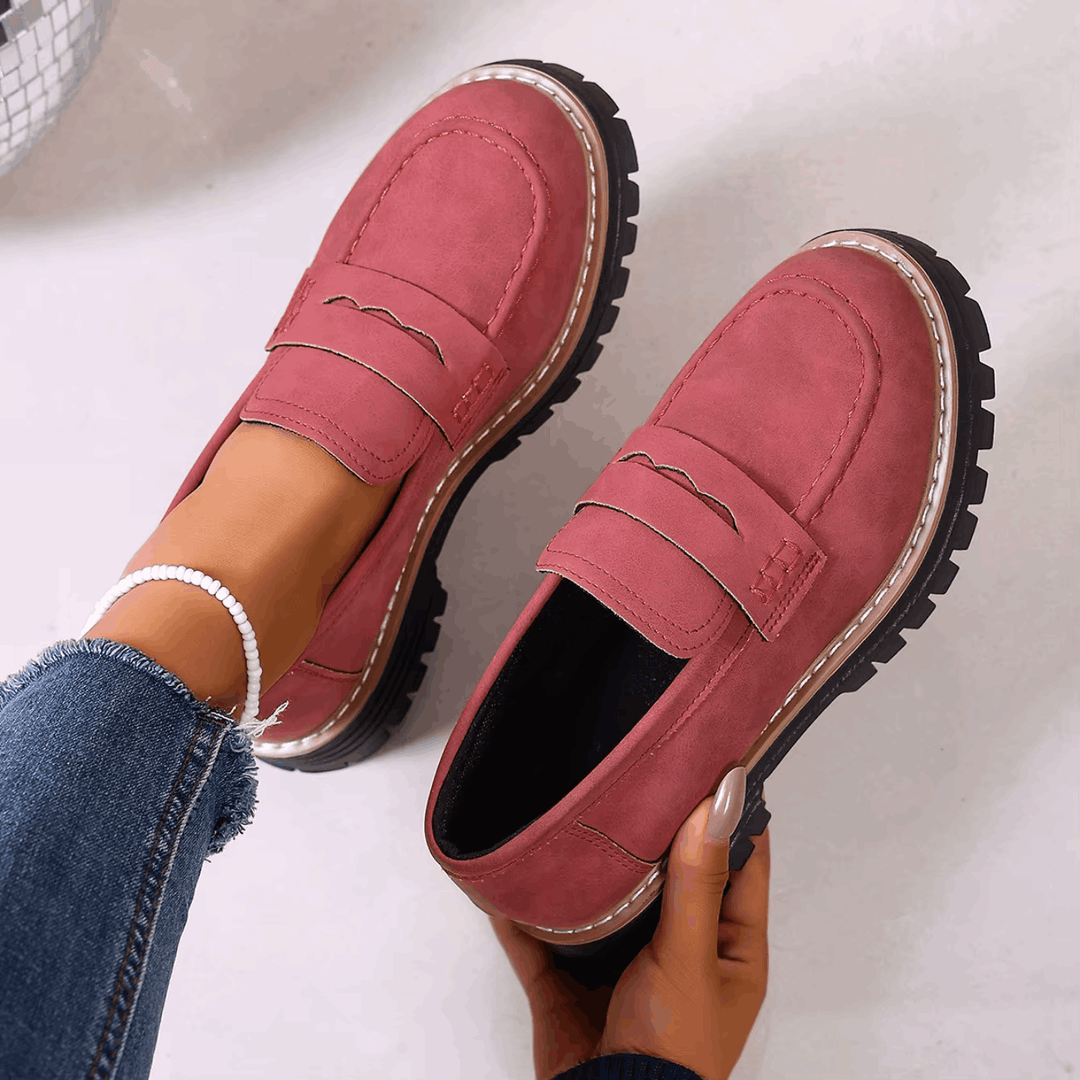 Elsa platform loafers for women