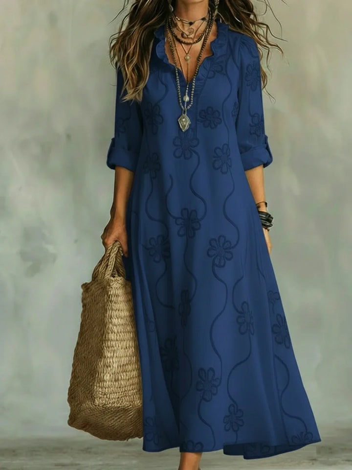 Bonifacia™ | Linen Maxi Dress