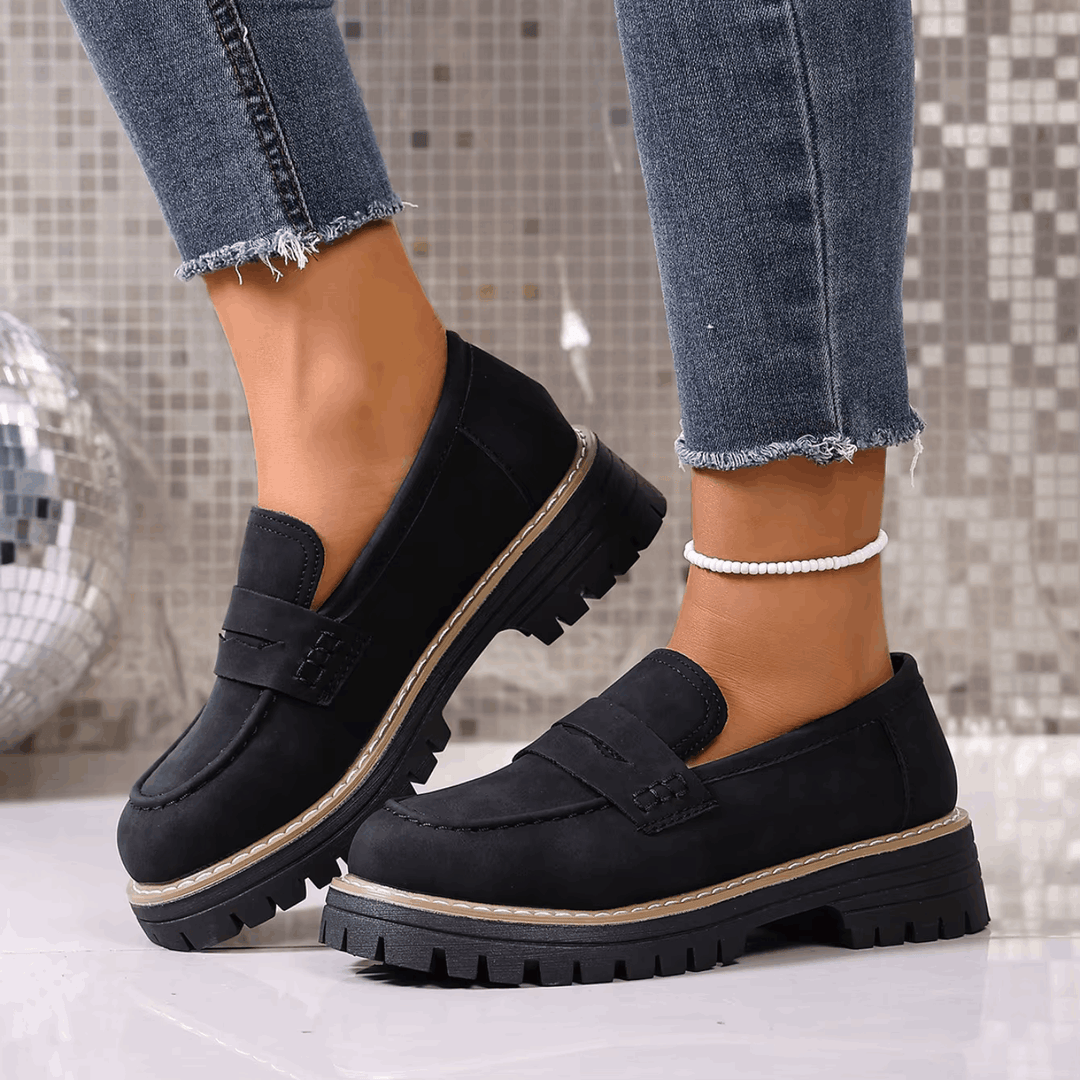 Elsa platform loafers for women