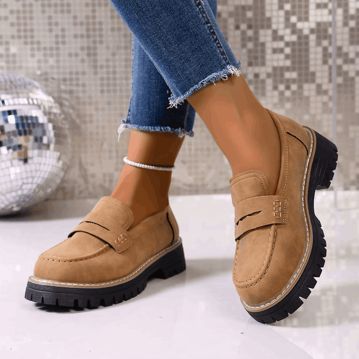 Elsa platform loafers for women