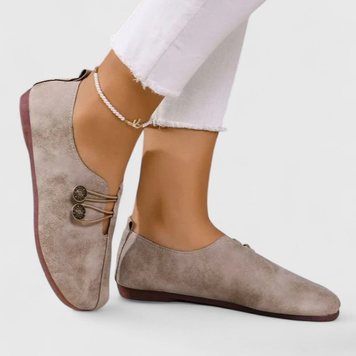 Katherine elegant leather loafers for women