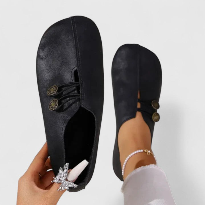 Katherine elegant leather loafers for women