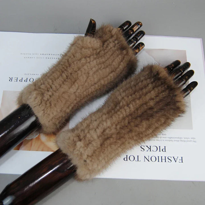 Liora™ Luxe Mink Fur Gloves
