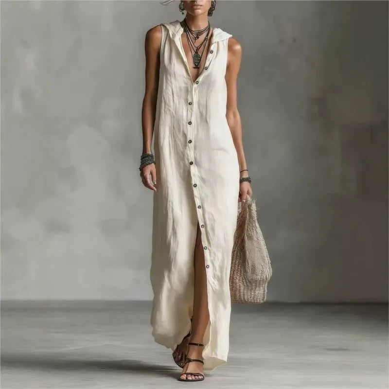 Penélope | V-Neck Midi Dress