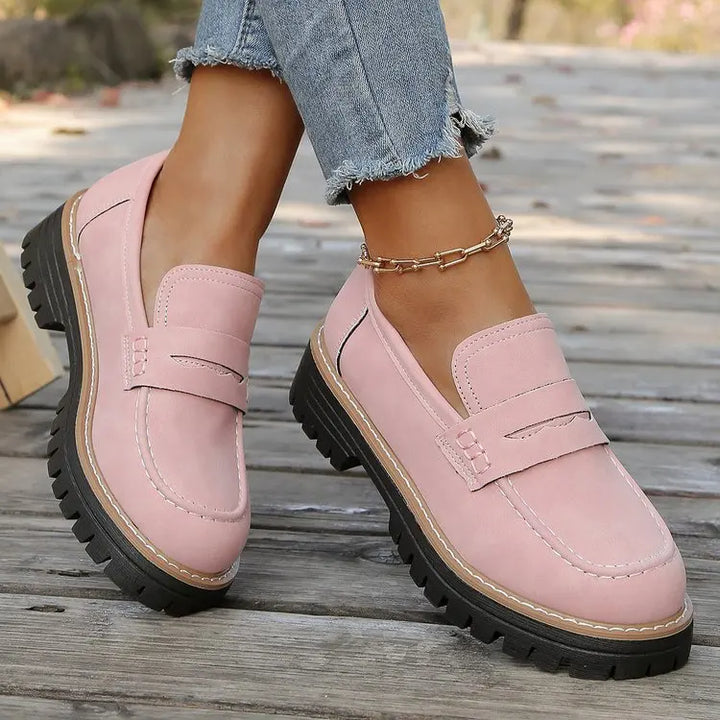 Elsa platform loafers for women