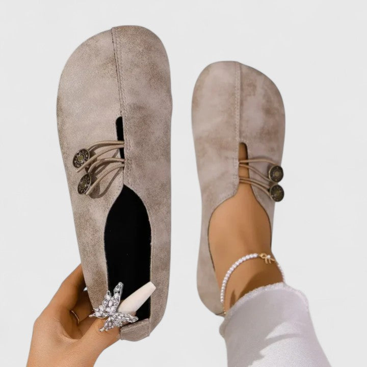 Katherine elegant leather loafers for women