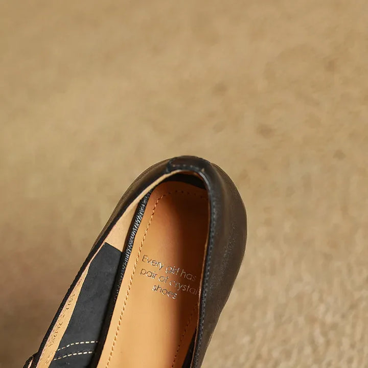 Maela genuine leather heels for women