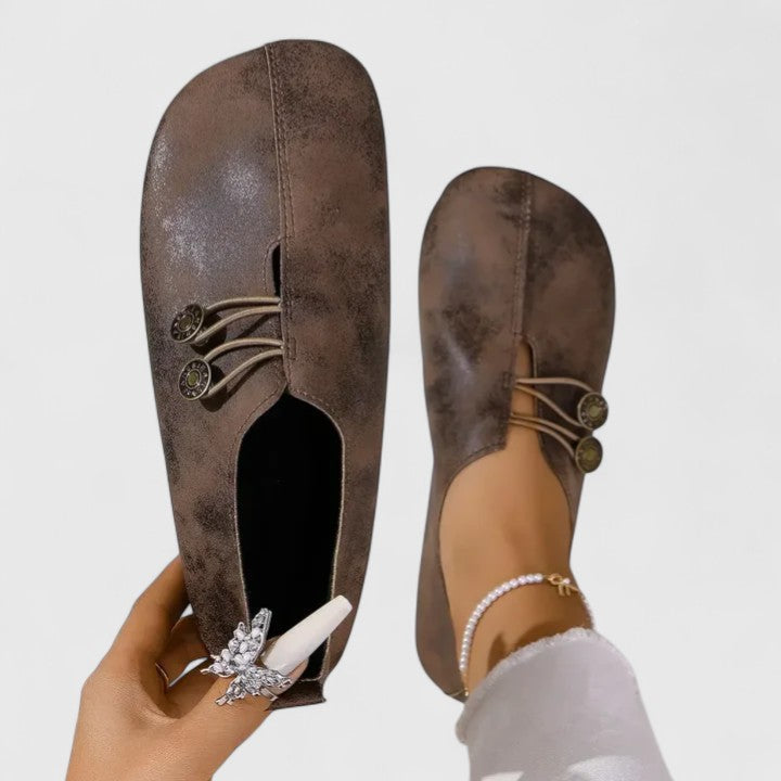 Katherine elegant leather loafers for women
