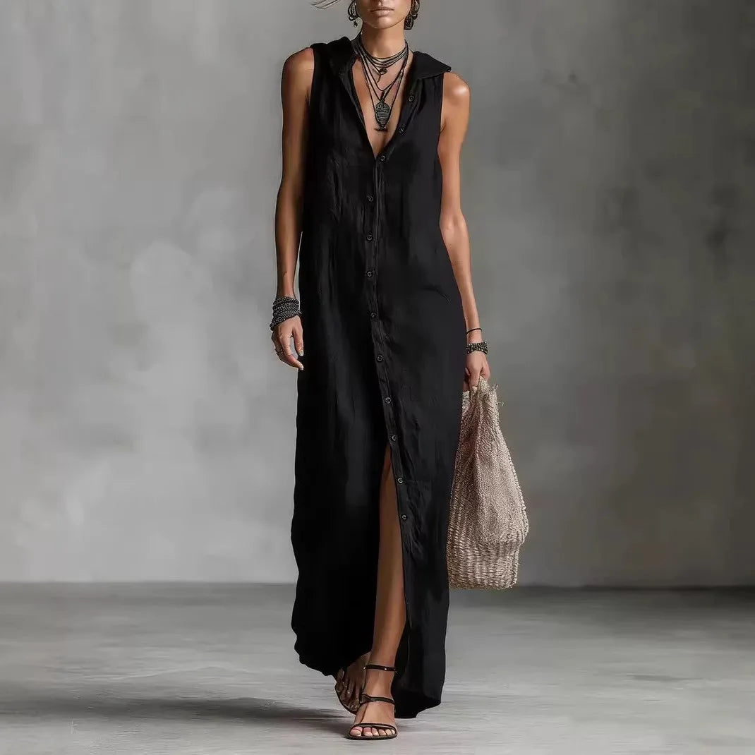 Penélope | V-Neck Midi Dress