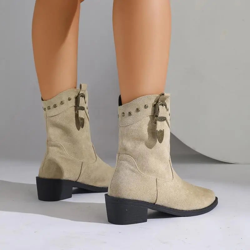 Tahlia knee-high riding boots for women