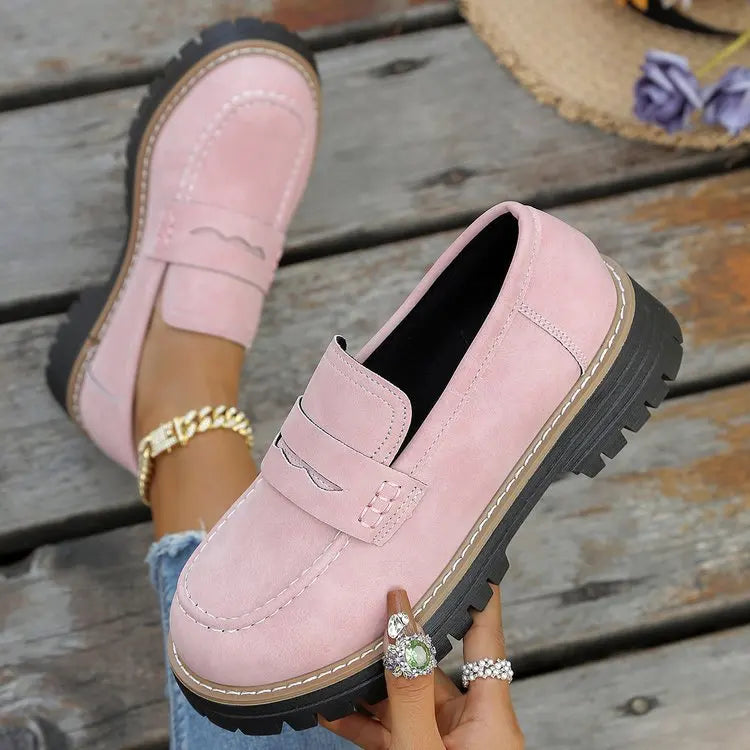 Elsa platform loafers for women