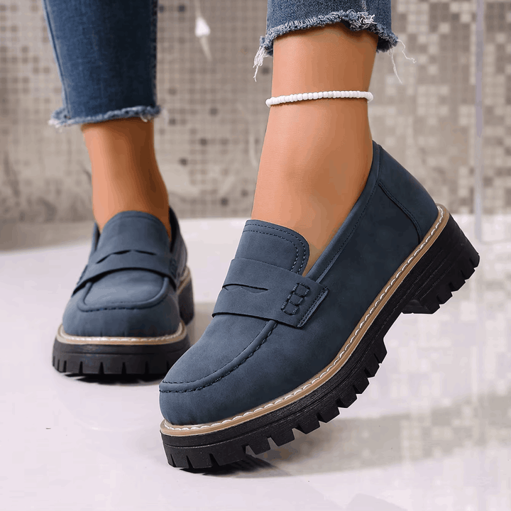 Elsa platform loafers for women