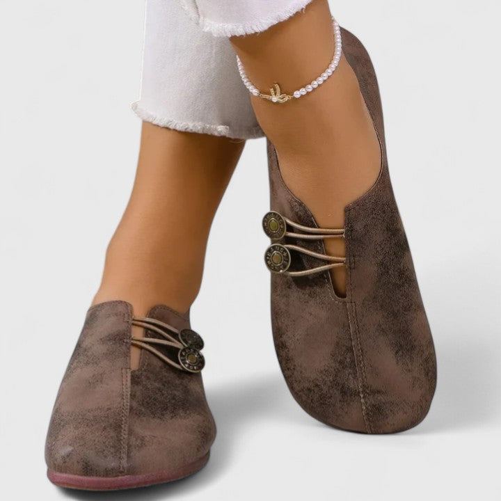Katherine elegant leather loafers for women