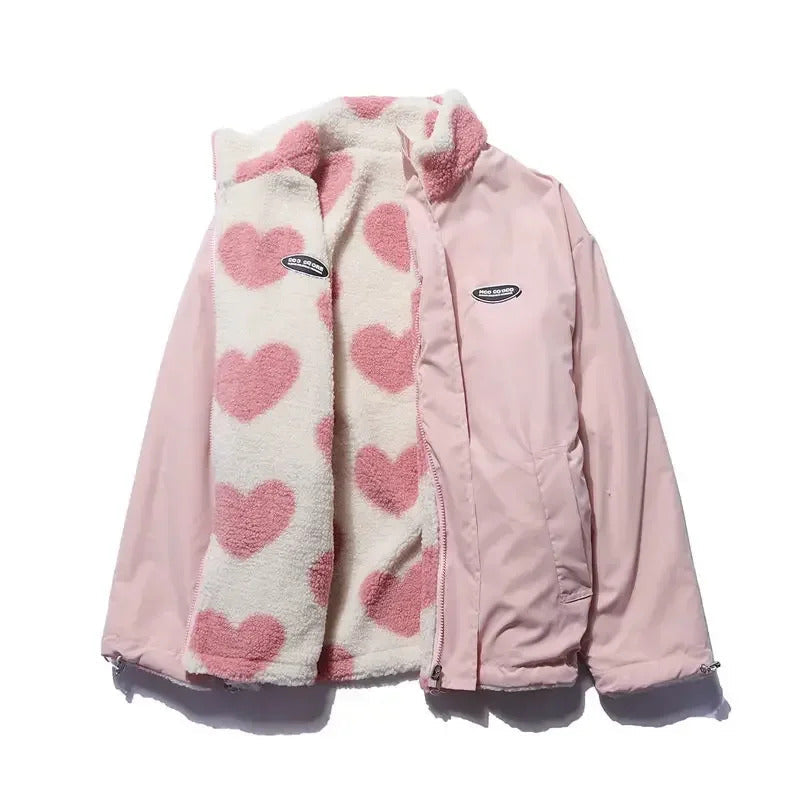 Helenah™ | 2 in 1 Reversible Fleece Jacket
