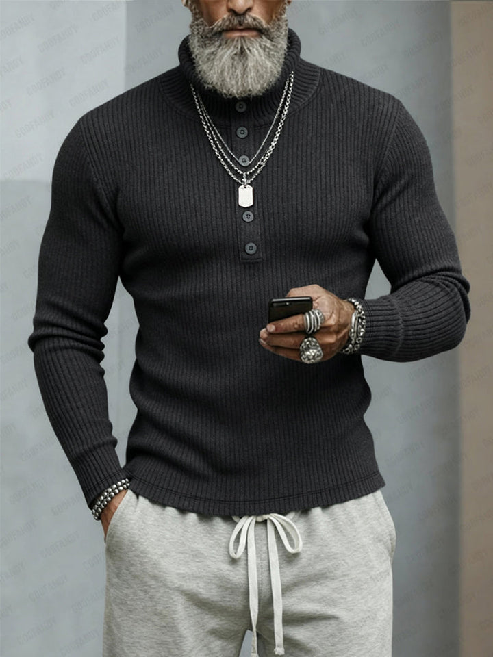 Classic Stretchy Turtleneck Sweater