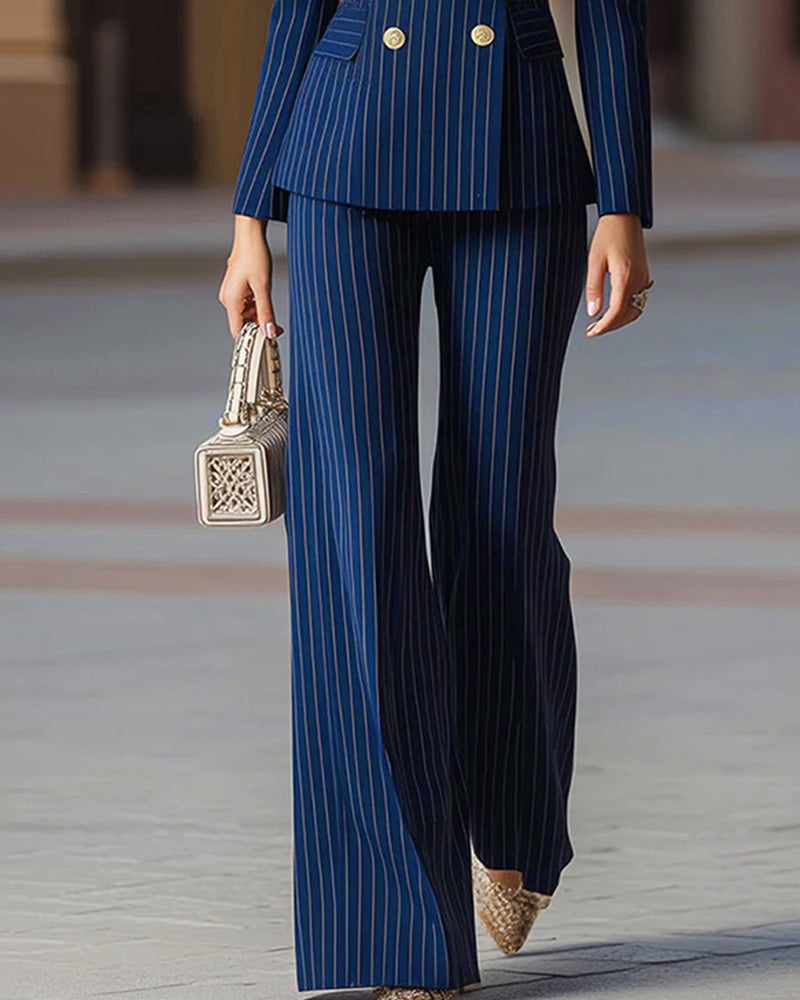 Smart Casual Stripe Matching Sets
