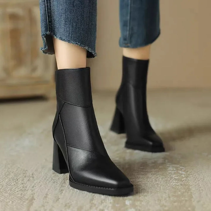 Adeline quilted ankle boots for women