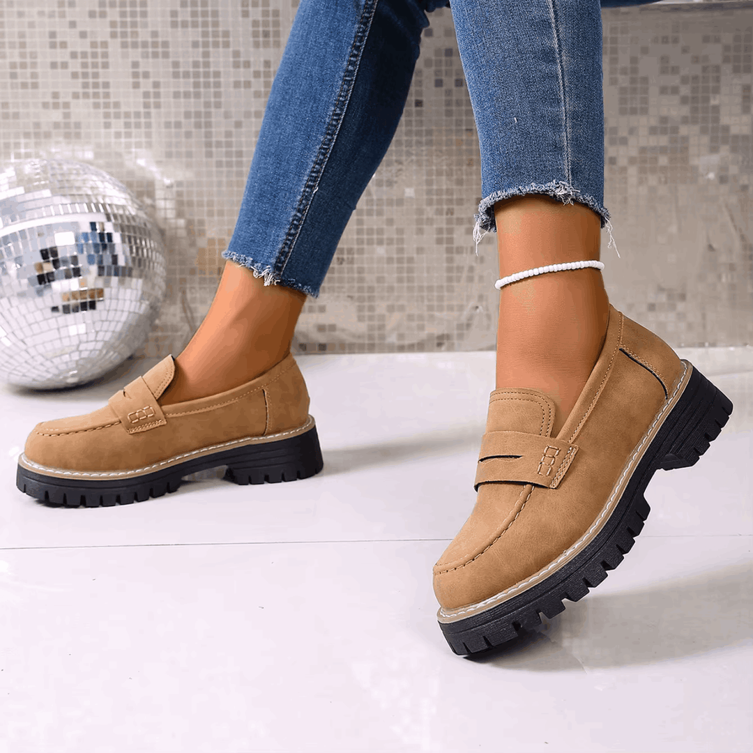 Elsa platform loafers for women