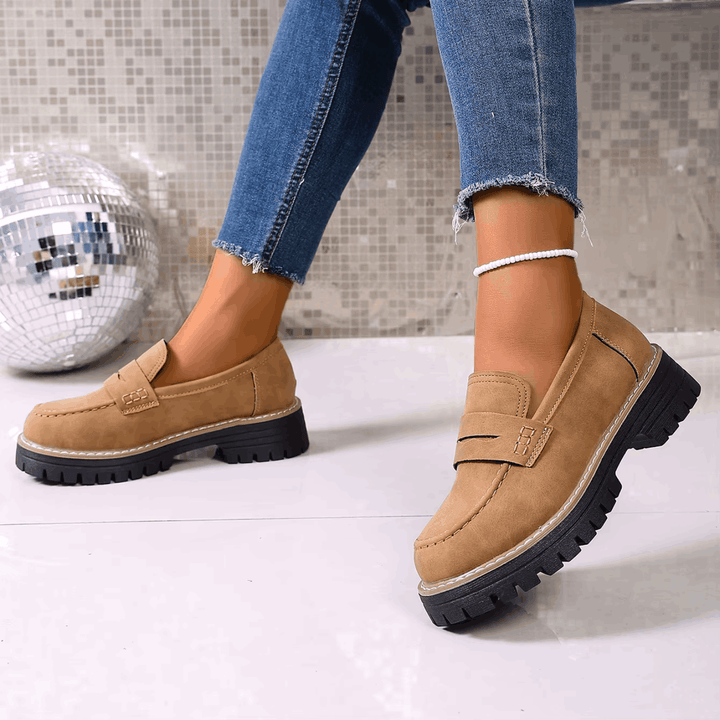 Elsa platform loafers for women