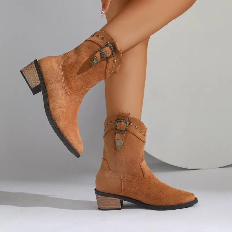 Tahlia knee-high riding boots for women